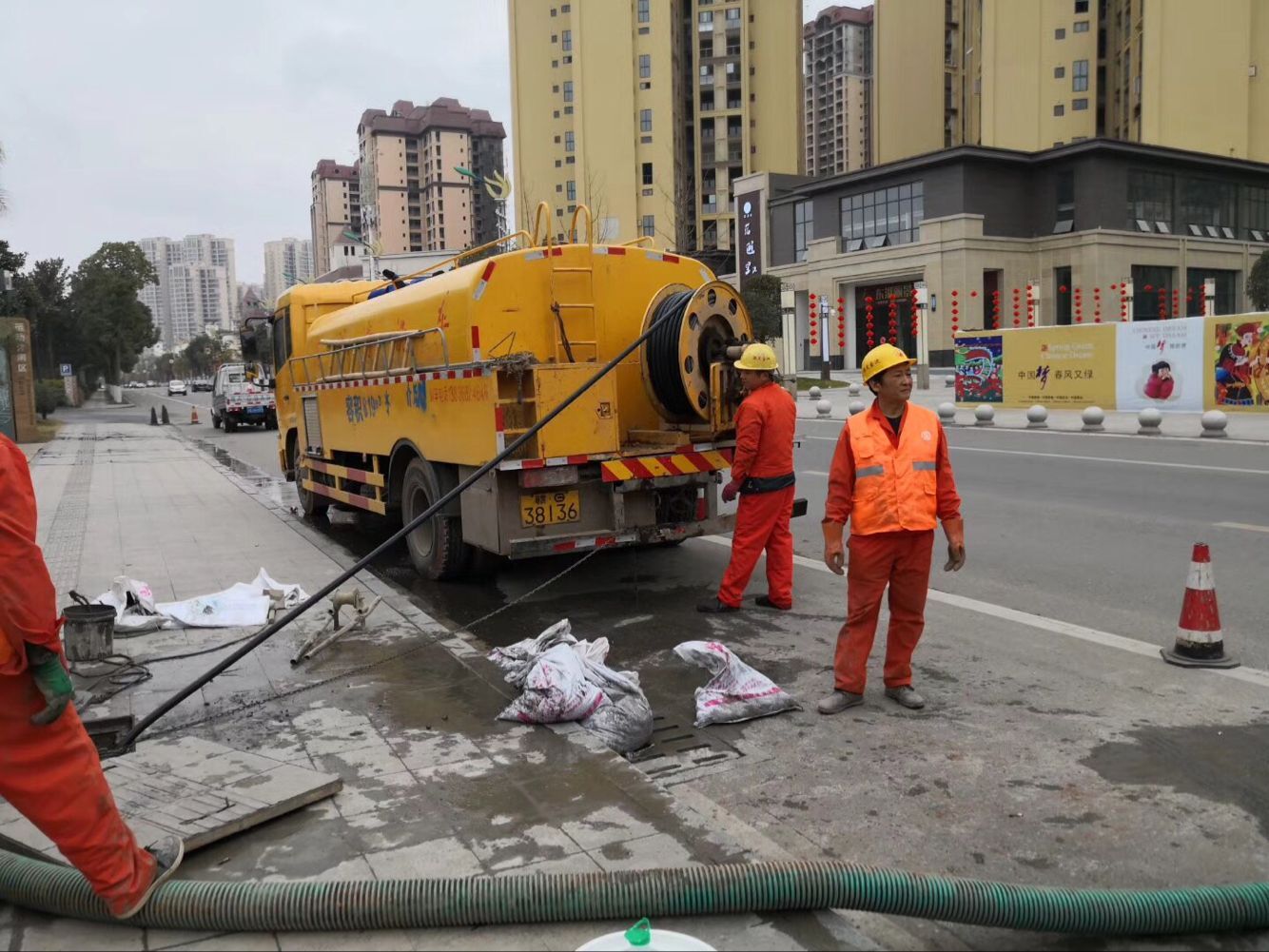 天峨排污管道清淤-管道清洗
